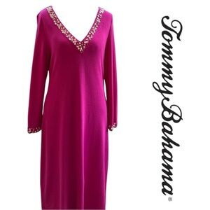 Pink embellished dress NWT Tommy Bahama size S